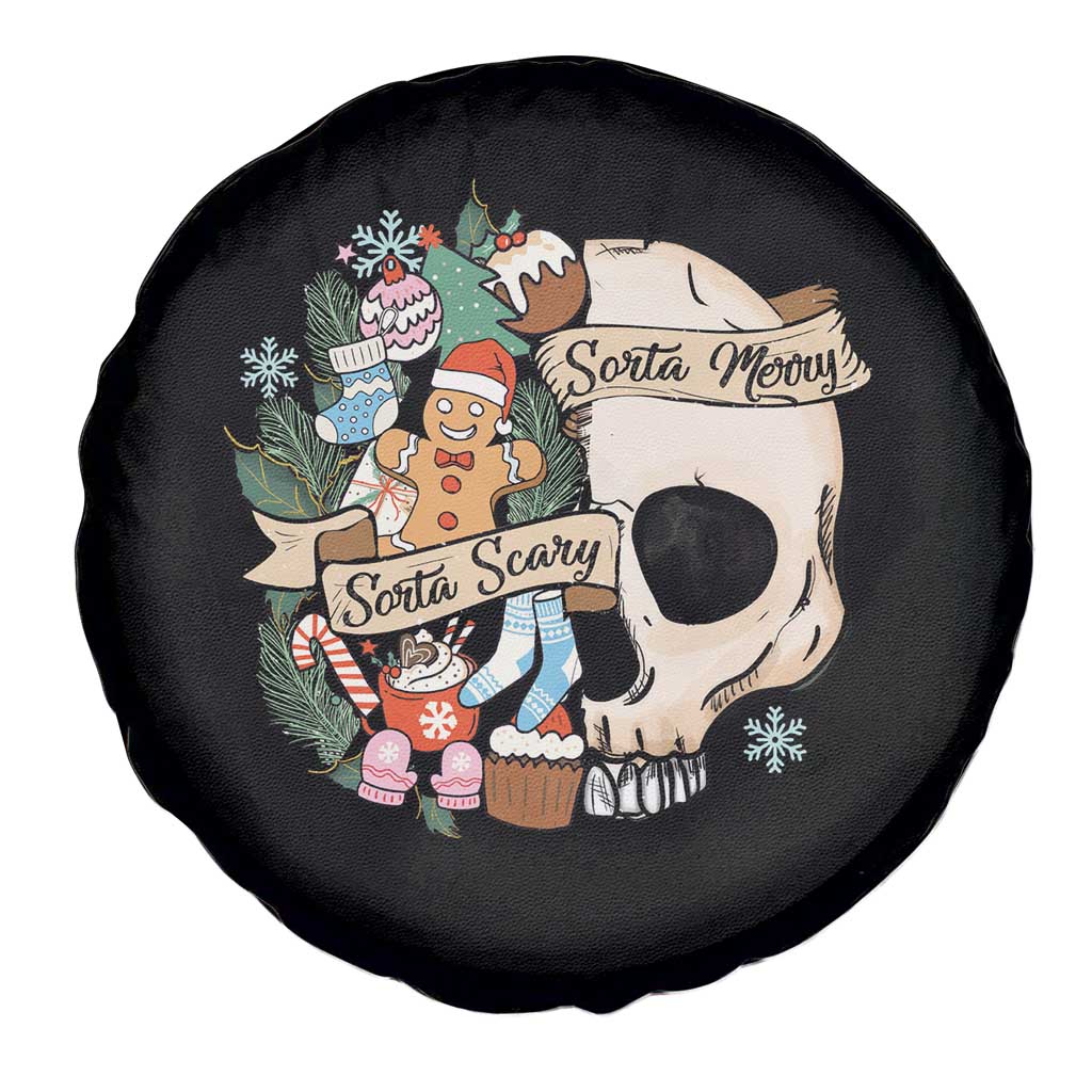 Skull Christmas Spare Tire Cover Sorta Scary Sorta Merry