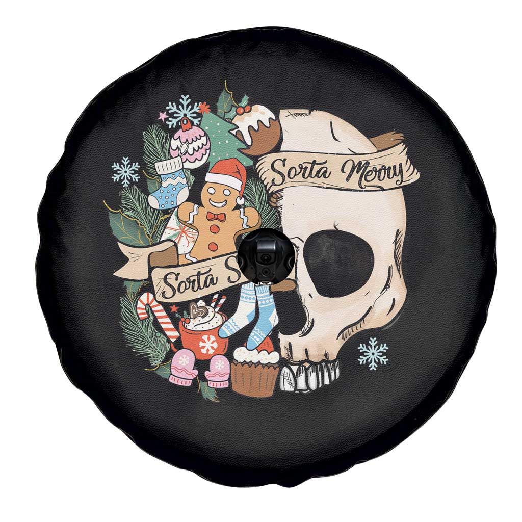 Skull Christmas Spare Tire Cover Sorta Scary Sorta Merry