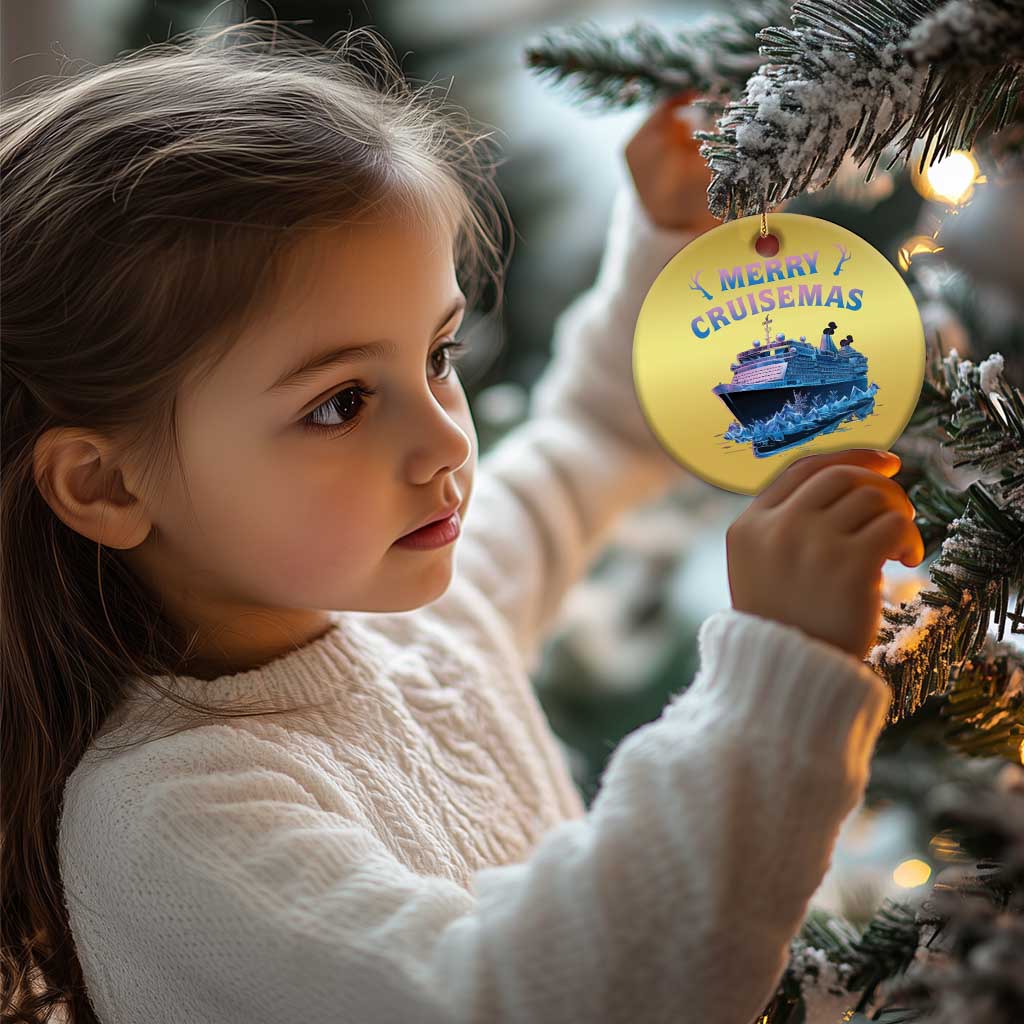 Christmas Cruise Christmas Ornament Merry Cruisemas Xmas Family Trip Reunion - Wonder Print Shop