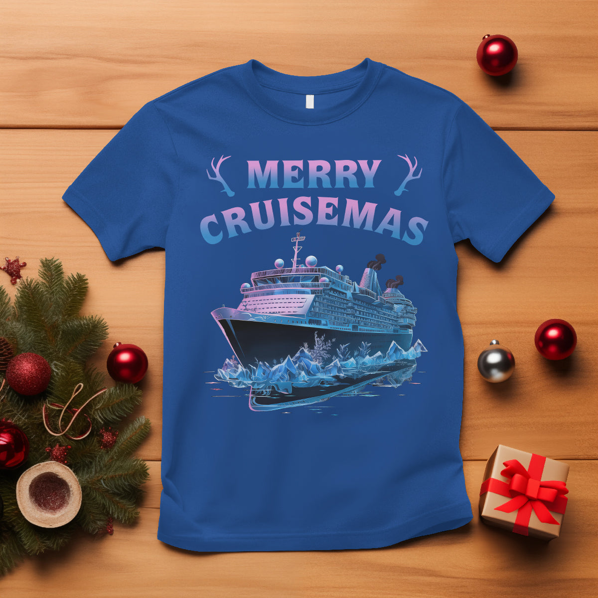 Christmas Cruise T Shirt Merry Cruisemas Xmas Family Trip Reunion - Wonder Print Shop