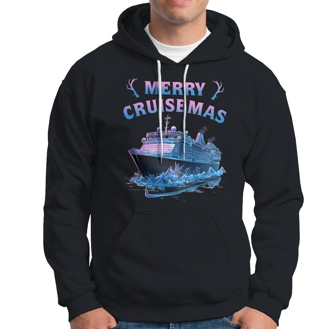Christmas Cruise Hoodie Merry Cruisemas Xmas Family Trip Reunion - Wonder Print Shop