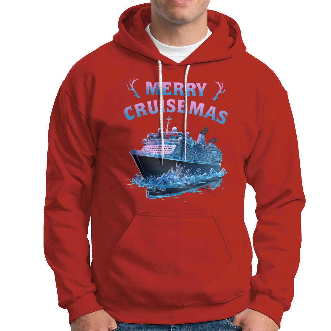 Christmas Cruise Hoodie Merry Cruisemas Xmas Family Trip Reunion - Wonder Print Shop