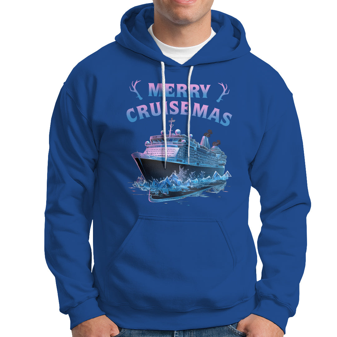 Christmas Cruise Hoodie Merry Cruisemas Xmas Family Trip Reunion - Wonder Print Shop