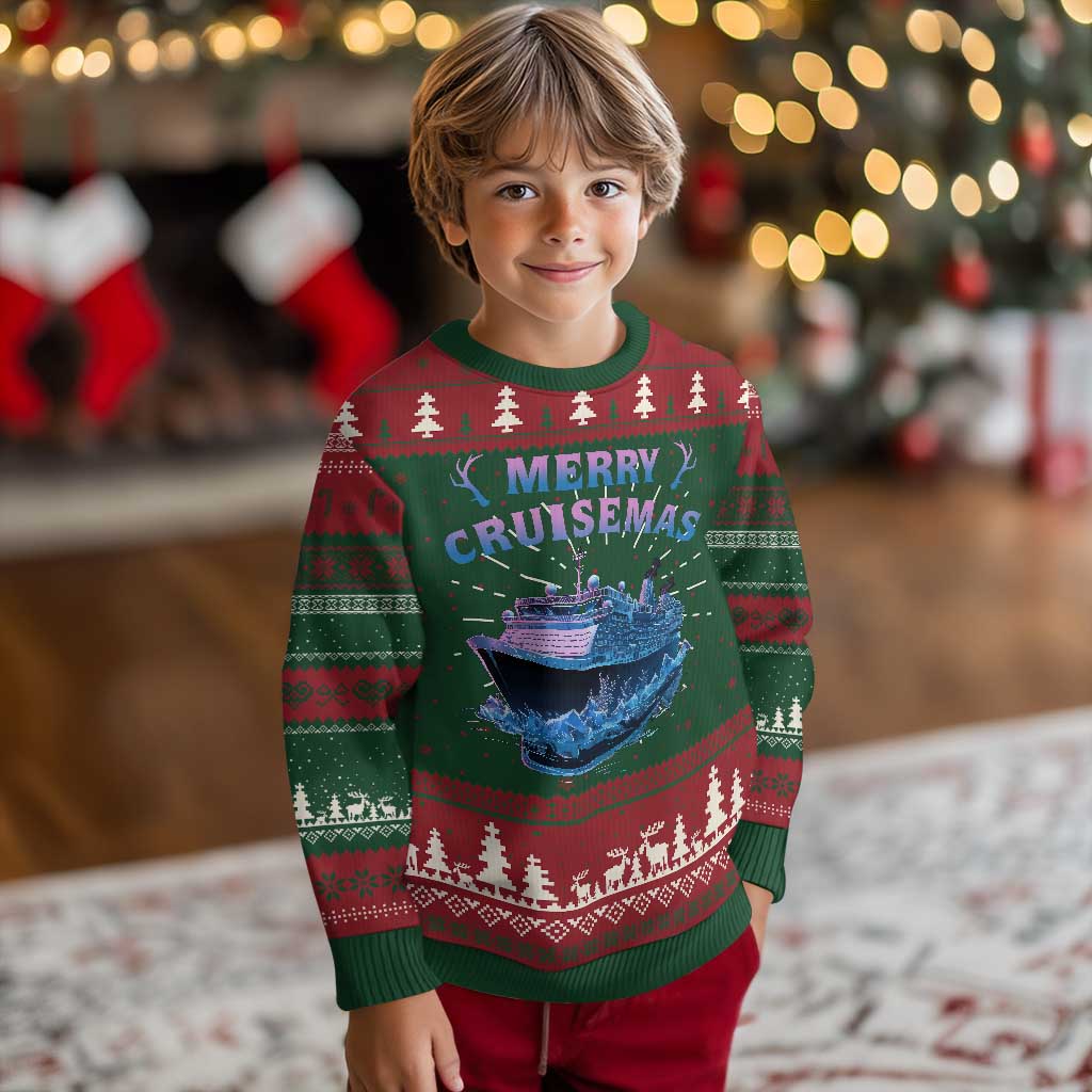 Christmas Cruise Ugly Christmas Sweater Merry Cruisemas Xmas Family Trip Reunion - Wonder Print Shop
