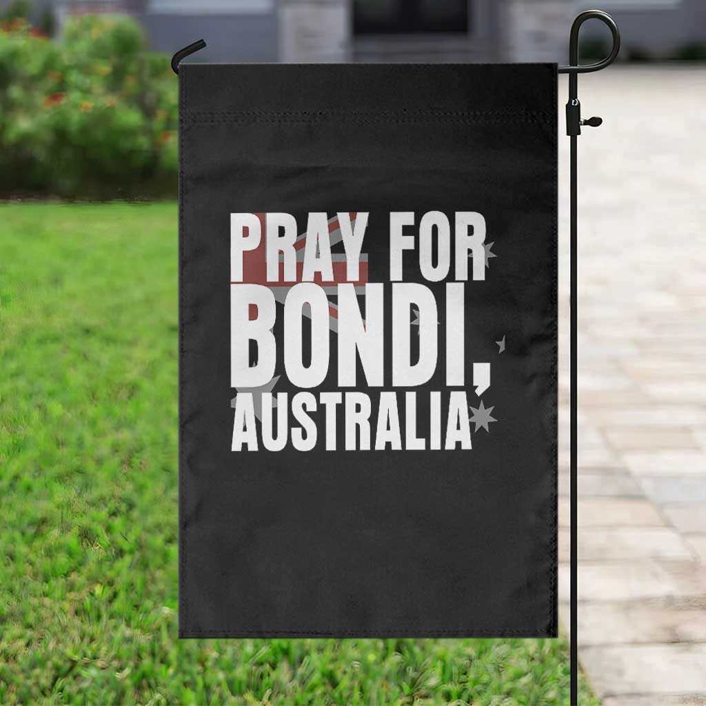 Pray for Bondi Australia Garden Flag Memorial Unity and Support Tribute - Wonder Print Shop