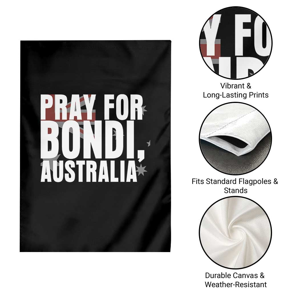 Pray for Bondi Australia Garden Flag Memorial Unity and Support Tribute - Wonder Print Shop