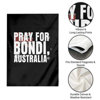 Pray for Bondi Australia Garden Flag Memorial Unity and Support Tribute - Wonder Print Shop