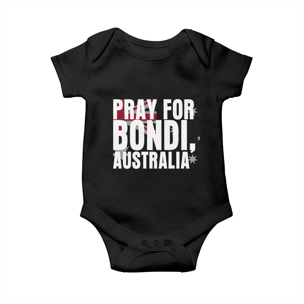 Pray for Bondi Australia Baby Onesie Memorial Unity and Support Tribute - Wonder Print Shop