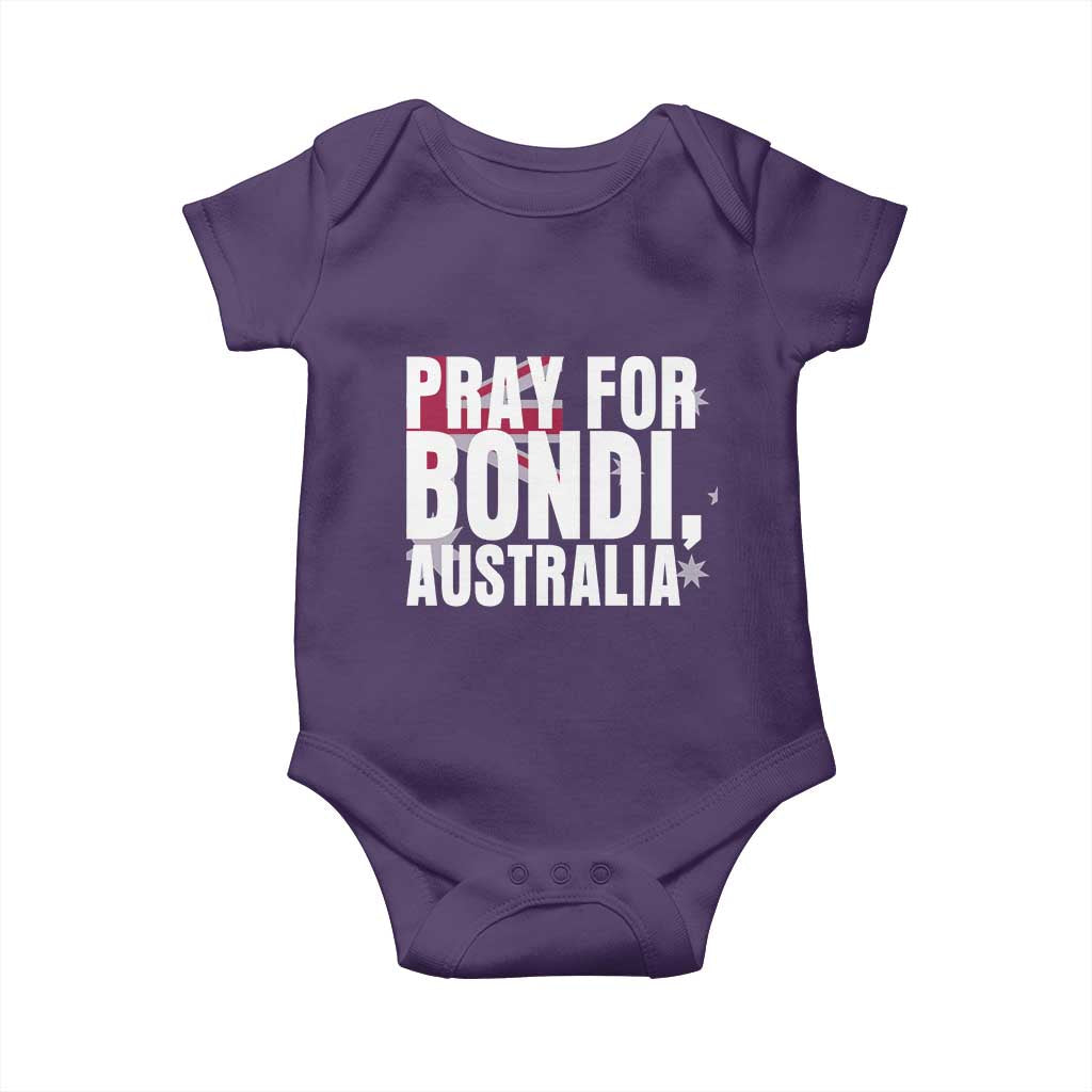 Pray for Bondi Australia Baby Onesie Memorial Unity and Support Tribute - Wonder Print Shop