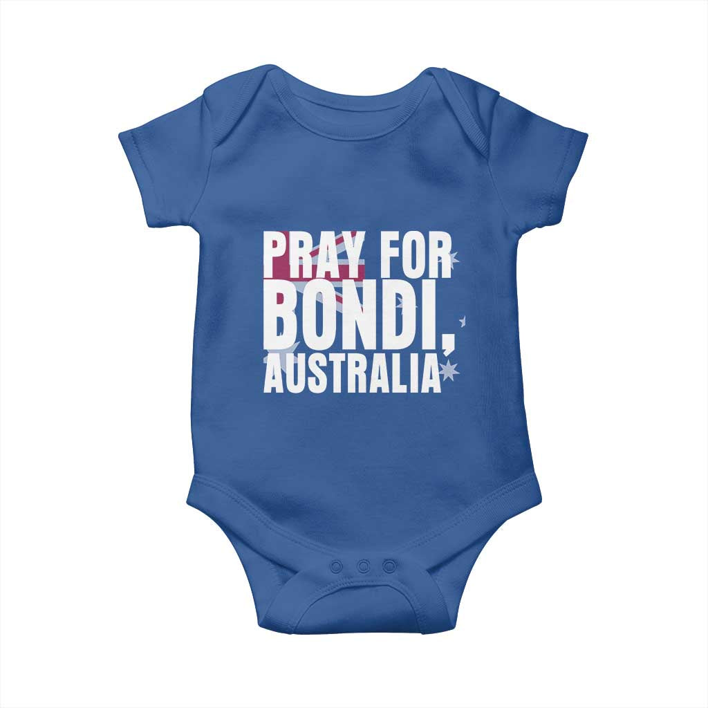 Pray for Bondi Australia Baby Onesie Memorial Unity and Support Tribute - Wonder Print Shop