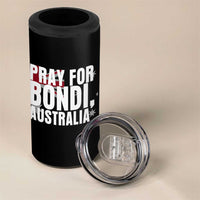 Pray for Bondi Australia 4 in 1 Can Cooler Tumbler Memorial Unity and Support Tribute - Wonder Print Shop