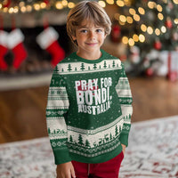 Pray for Bondi Australia Ugly Christmas Sweater Memorial Unity and Support Tribute - Wonder Print Shop