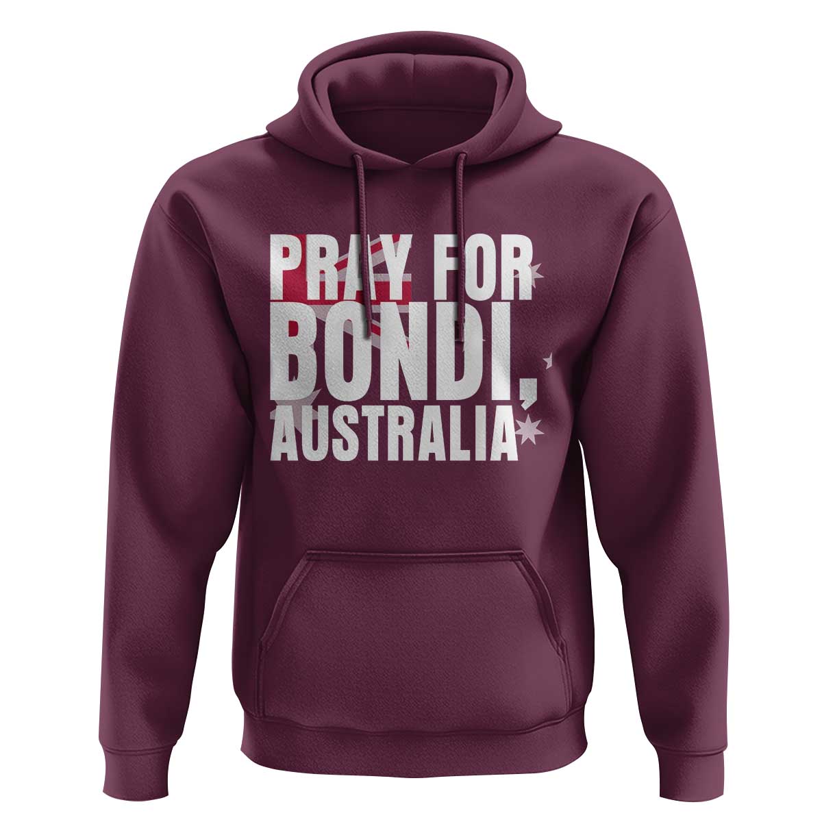 Pray for Bondi Australia Hoodie Memorial Unity and Support Tribute - Wonder Print Shop