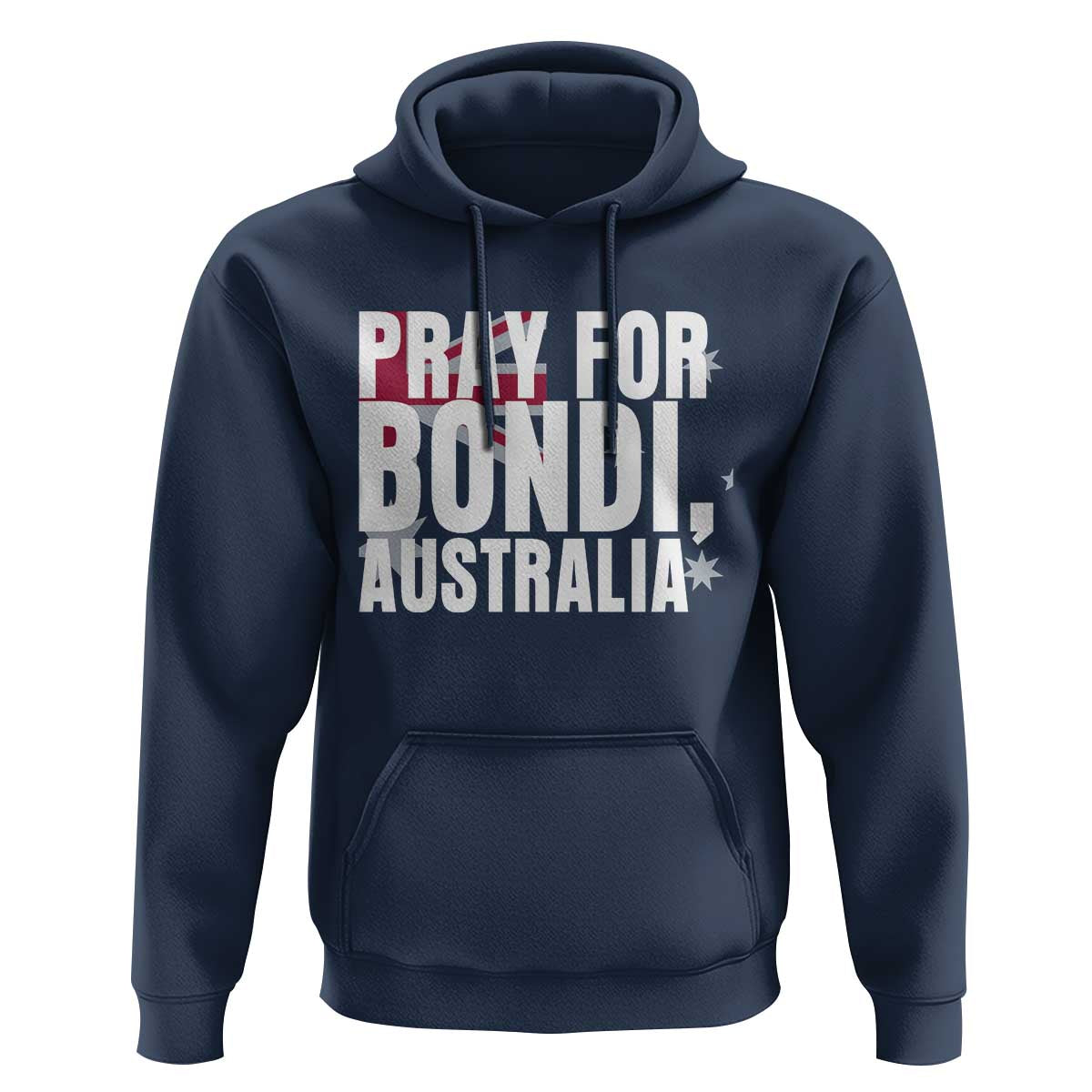 Pray for Bondi Australia Hoodie Memorial Unity and Support Tribute - Wonder Print Shop