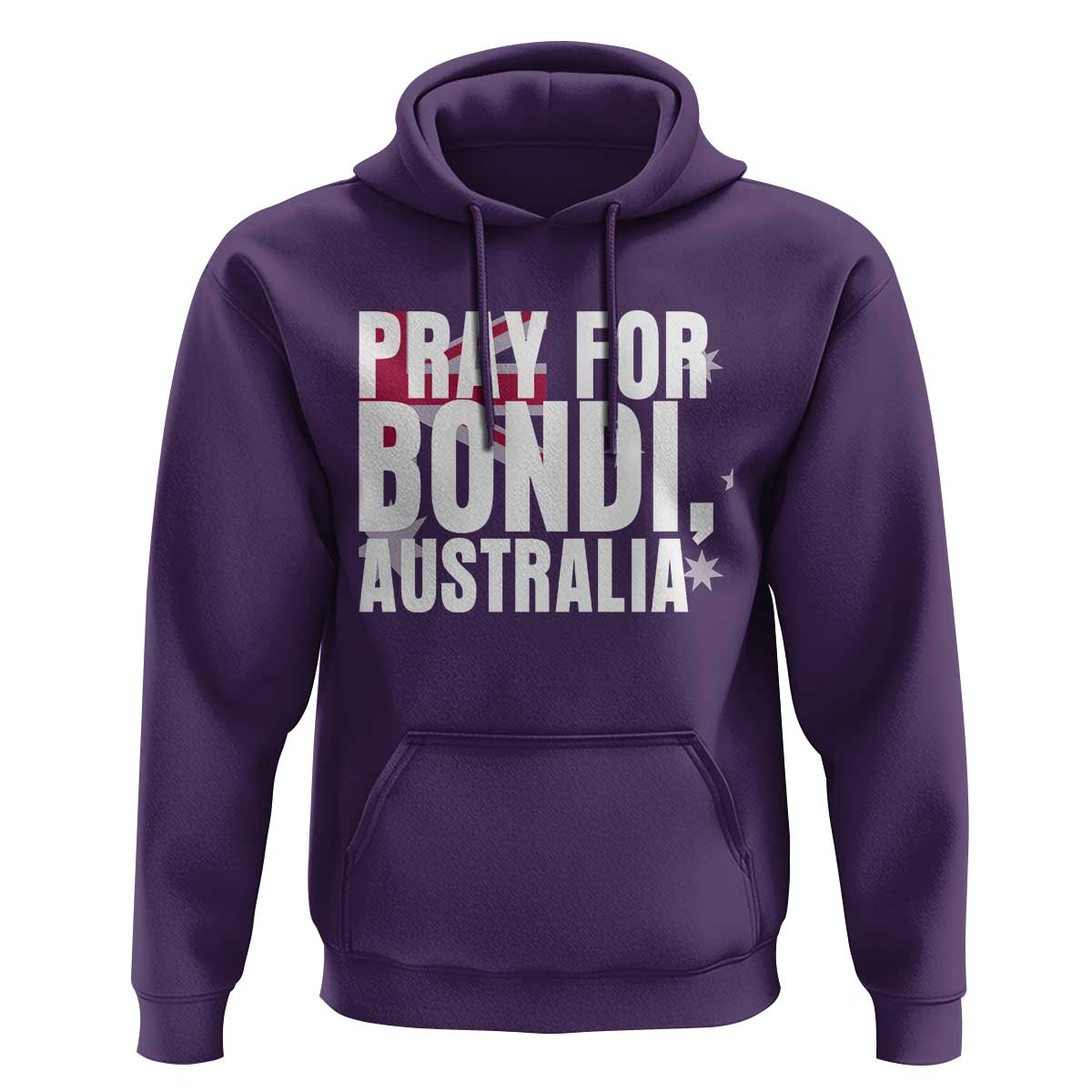 Pray for Bondi Australia Hoodie Memorial Unity and Support Tribute - Wonder Print Shop