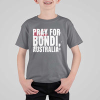 Pray for Bondi Australia T Shirt For Kid Memorial Unity and Support Tribute - Wonder Print Shop