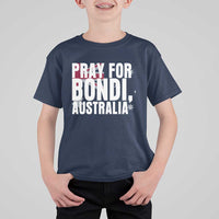 Pray for Bondi Australia T Shirt For Kid Memorial Unity and Support Tribute - Wonder Print Shop