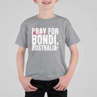 Pray for Bondi Australia T Shirt For Kid Memorial Unity and Support Tribute - Wonder Print Shop