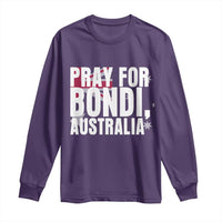 Pray for Bondi Australia Long Sleeve Shirt Memorial Unity and Support Tribute - Wonder Print Shop