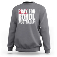 Pray for Bondi Australia Sweatshirt Memorial Unity and Support Tribute - Wonder Print Shop