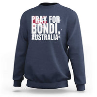 Pray for Bondi Australia Sweatshirt Memorial Unity and Support Tribute - Wonder Print Shop