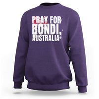 Pray for Bondi Australia Sweatshirt Memorial Unity and Support Tribute - Wonder Print Shop