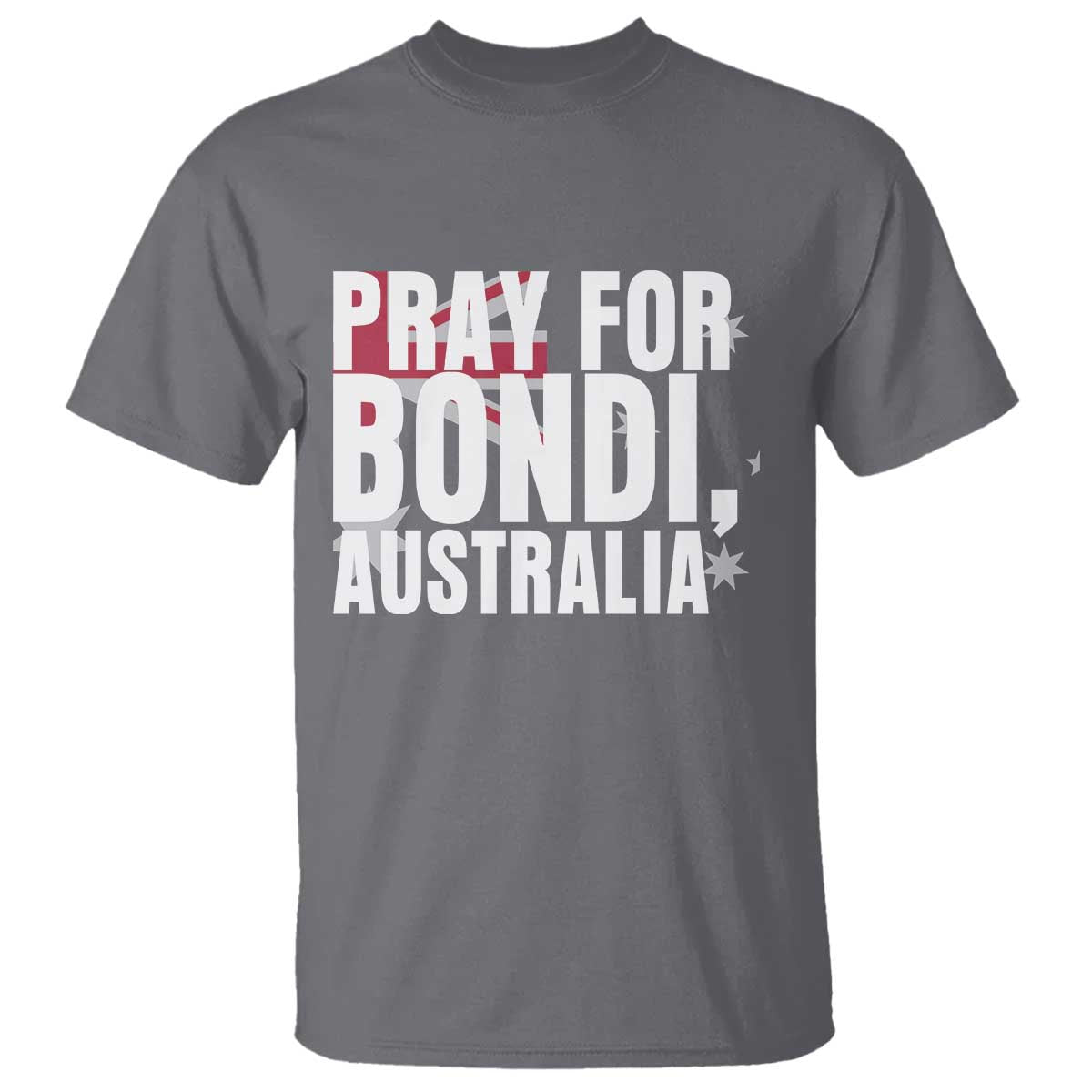 Pray for Bondi Australia T Shirt Memorial Unity and Support Tribute - Wonder Print Shop