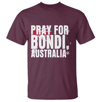 Pray for Bondi Australia T Shirt Memorial Unity and Support Tribute - Wonder Print Shop