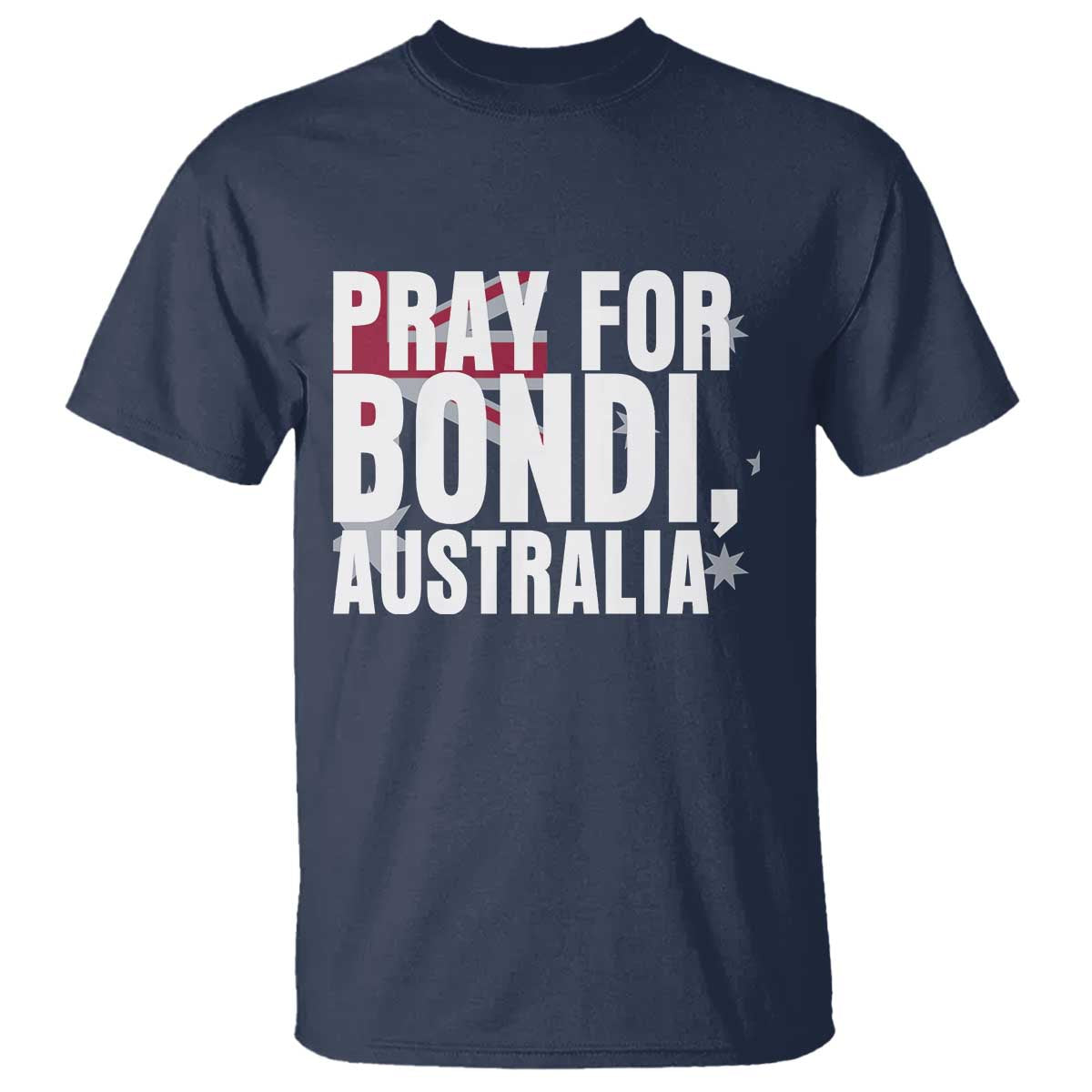 Pray for Bondi Australia T Shirt Memorial Unity and Support Tribute - Wonder Print Shop