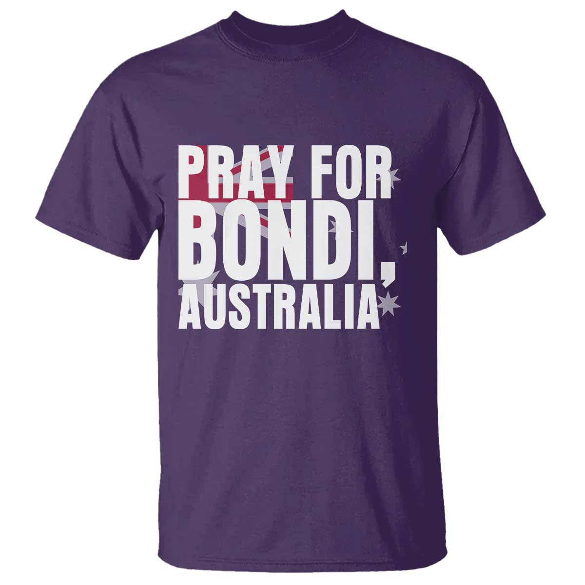 Pray for Bondi Australia T Shirt Memorial Unity and Support Tribute - Wonder Print Shop