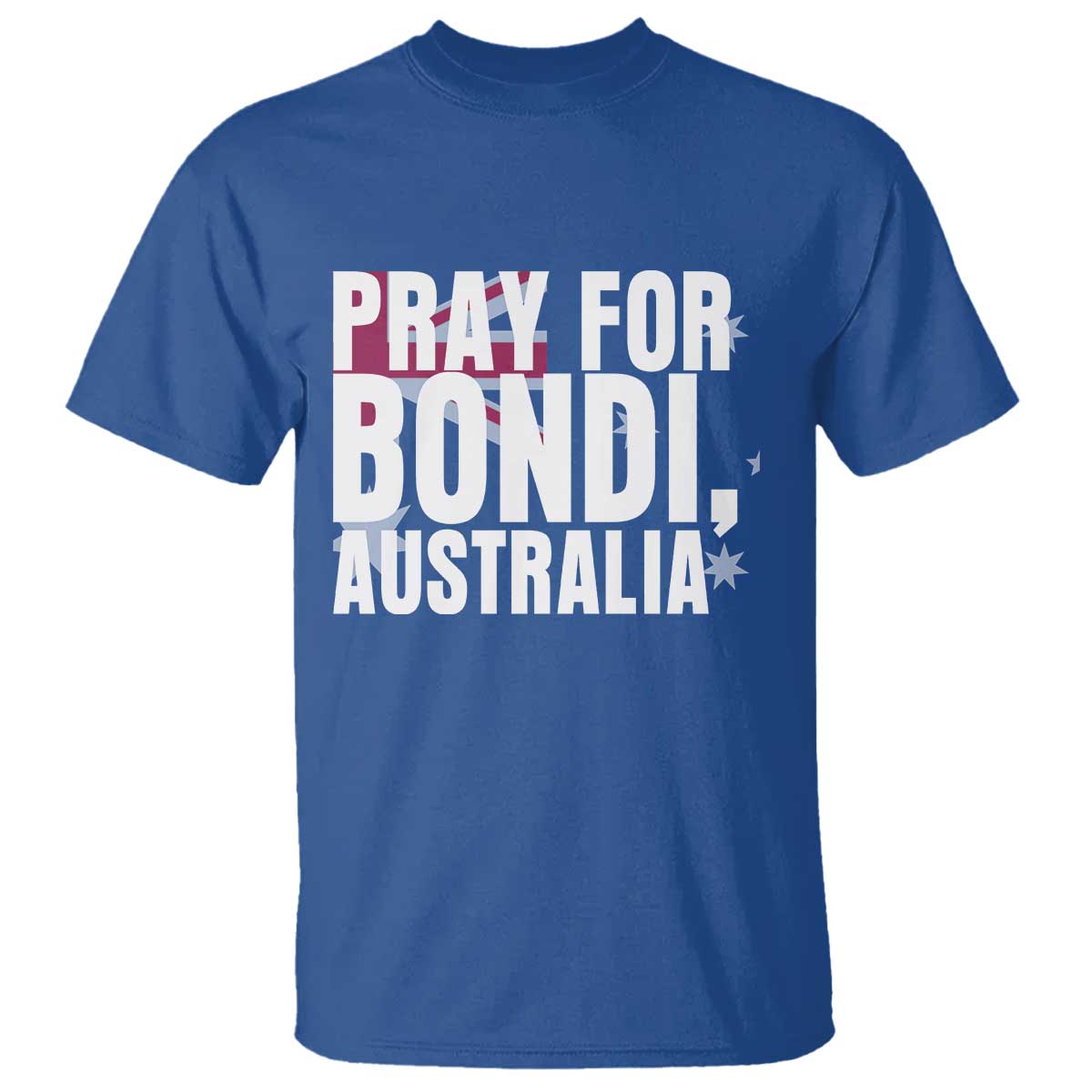 Pray for Bondi Australia T Shirt Memorial Unity and Support Tribute - Wonder Print Shop