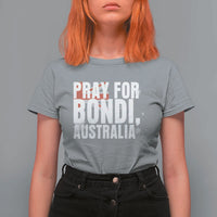 Pray for Bondi Australia T Shirt For Women Memorial Unity and Support Tribute - Wonder Print Shop