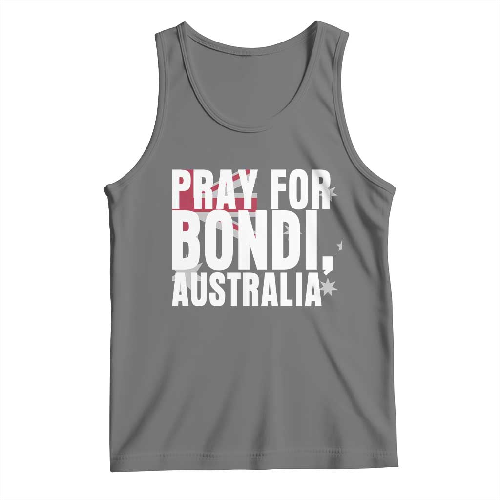 Pray for Bondi Australia Tank Top Memorial Unity and Support Tribute - Wonder Print Shop