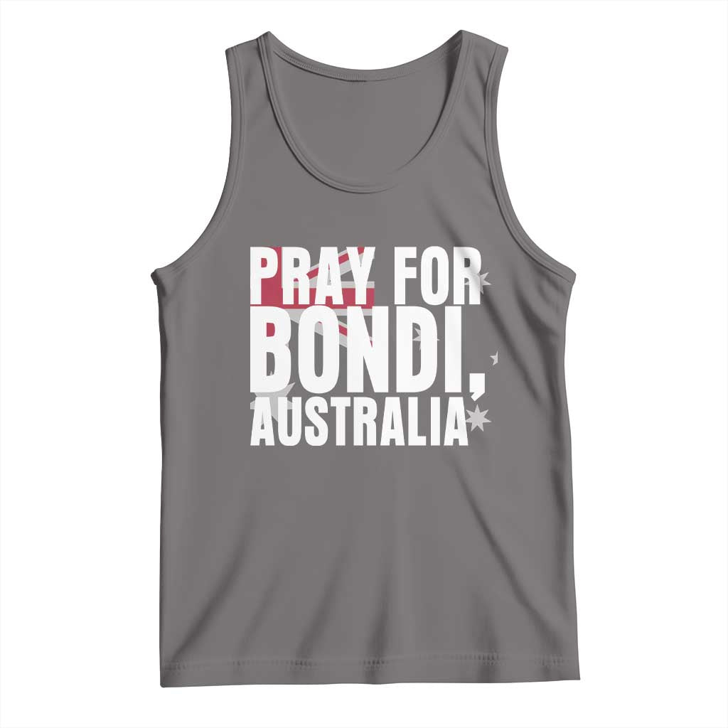 Pray for Bondi Australia Tank Top Memorial Unity and Support Tribute - Wonder Print Shop