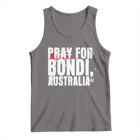 Pray for Bondi Australia Tank Top Memorial Unity and Support Tribute - Wonder Print Shop