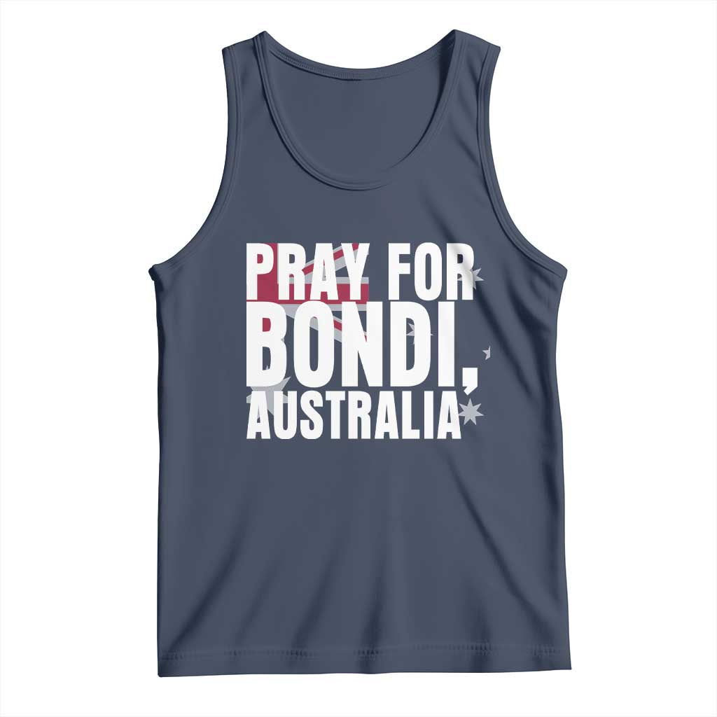 Pray for Bondi Australia Tank Top Memorial Unity and Support Tribute - Wonder Print Shop