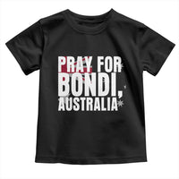 Pray for Bondi Australia Toddler T Shirt Memorial Unity and Support Tribute - Wonder Print Shop