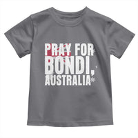 Pray for Bondi Australia Toddler T Shirt Memorial Unity and Support Tribute - Wonder Print Shop