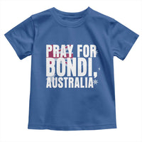 Pray for Bondi Australia Toddler T Shirt Memorial Unity and Support Tribute - Wonder Print Shop