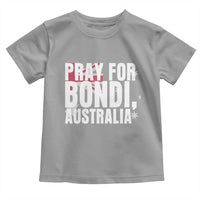 Pray for Bondi Australia Toddler T Shirt Memorial Unity and Support Tribute - Wonder Print Shop