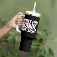 Pray for Bondi Australia Tumbler With Handle Memorial Unity and Support Tribute - Wonder Print Shop