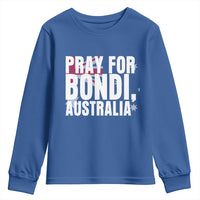 Pray for Bondi Australia Youth Sweatshirt Memorial Unity and Support Tribute - Wonder Print Shop