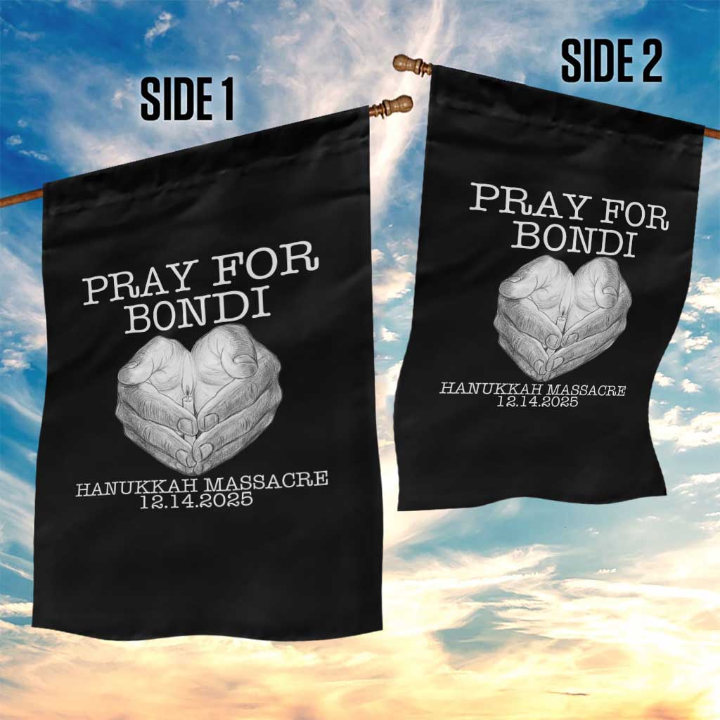 Pray for Bondi Australia Garden Flag Hanukkah Memorial December 14 Tribute Support - Wonder Print Shop