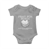 Pray for Bondi Australia Baby Onesie Hanukkah Memorial December 14 Tribute Support - Wonder Print Shop