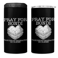 Pray for Bondi Australia 4 in 1 Can Cooler Tumbler Hanukkah Memorial December 14 Tribute Support - Wonder Print Shop