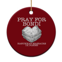 Pray for Bondi Australia Ceramic Ornament Hanukkah Memorial December 14 Tribute Support - Wonder Print Shop