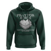 Pray for Bondi Australia Hoodie Hanukkah Memorial December 14 Tribute Support - Wonder Print Shop