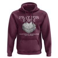 Pray for Bondi Australia Hoodie Hanukkah Memorial December 14 Tribute Support - Wonder Print Shop
