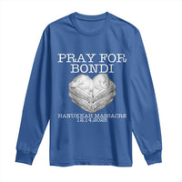 Pray for Bondi Australia Long Sleeve Shirt Hanukkah Memorial December 14 Tribute Support - Wonder Print Shop
