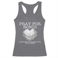 Pray for Bondi Australia Racerback Tank Top Hanukkah Memorial December 14 Tribute Support - Wonder Print Shop